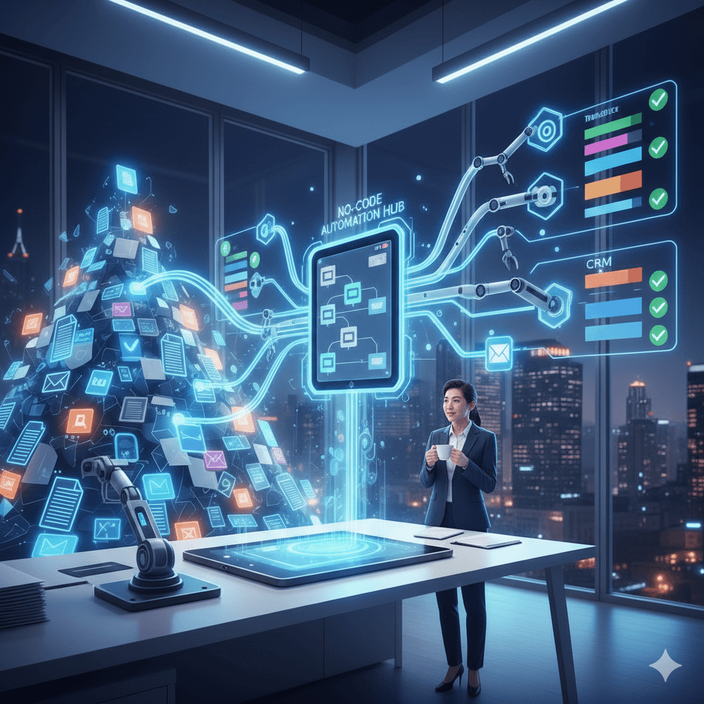 노코드 워크플로우 오토메이션을 통한 업무자동화를 해 놓고 여유를 즐기는 사람